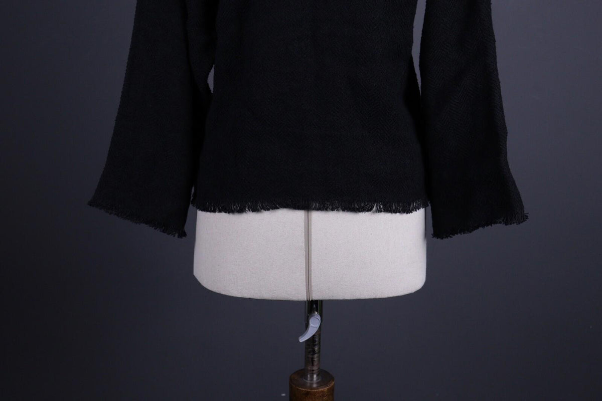 ISABEL MARANT Black Wool Knit Lagenllok Sweater – Size 38 Small