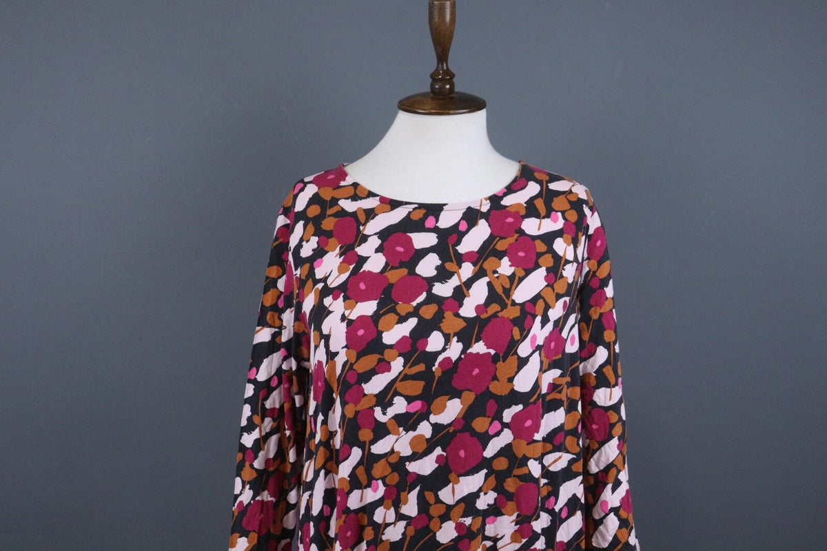 MARIMEKKO Multicolor 3/4 Sleeve A-Line Relaxed Tunic Dress – Size M