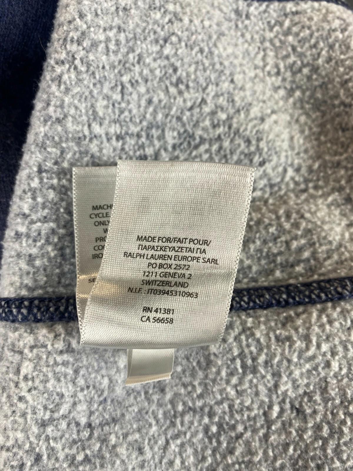 POLO SPORT RALPH LAUREN Blue Long Sleeve Full Zip Hooded Sweater – Men's M