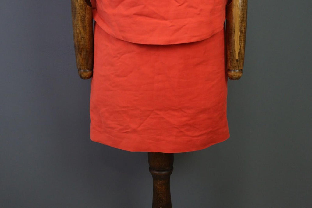 LACOSTE LIVE Dress Red V-Neck A-Line Tennis Short – Size S