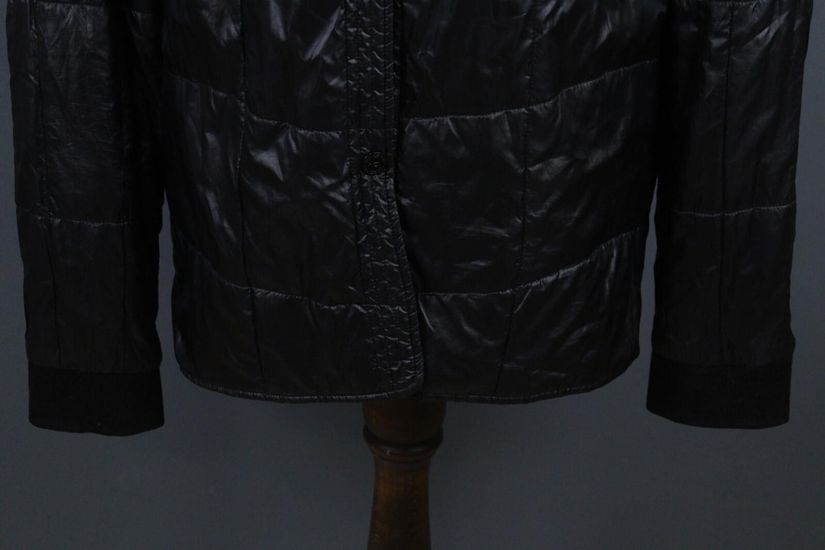 KJUS Pertex Quantum Black Long Sleeve Button Front Ski Jacket – Size XL