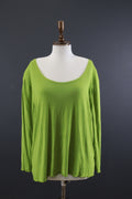 Gudrun Sjoden Green Boat Beck Long Sleeve Pullover Blouse – Size XXL