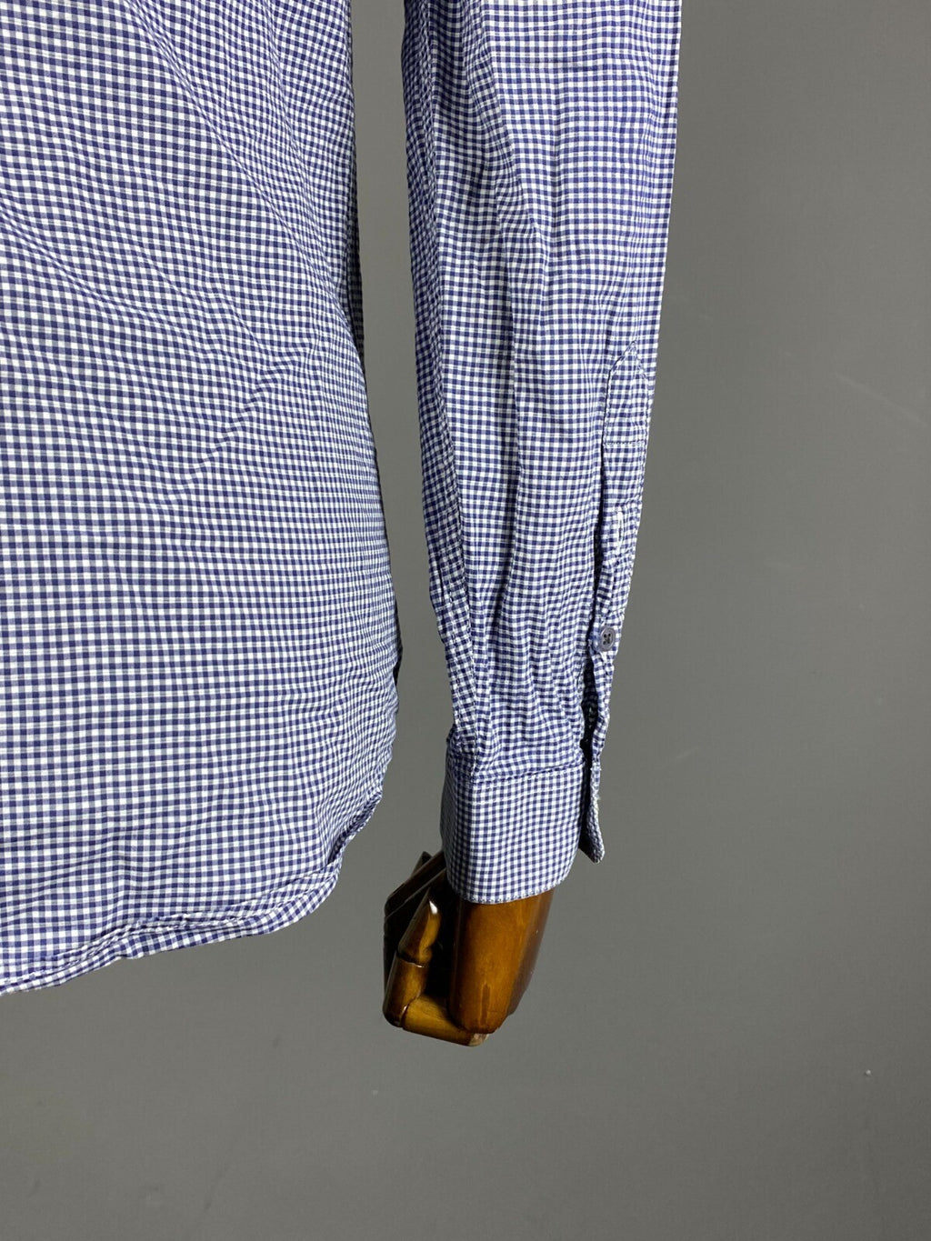 The Kooples Sport Check Blue Summer Long Sleeve Button Down Shirt – Size M