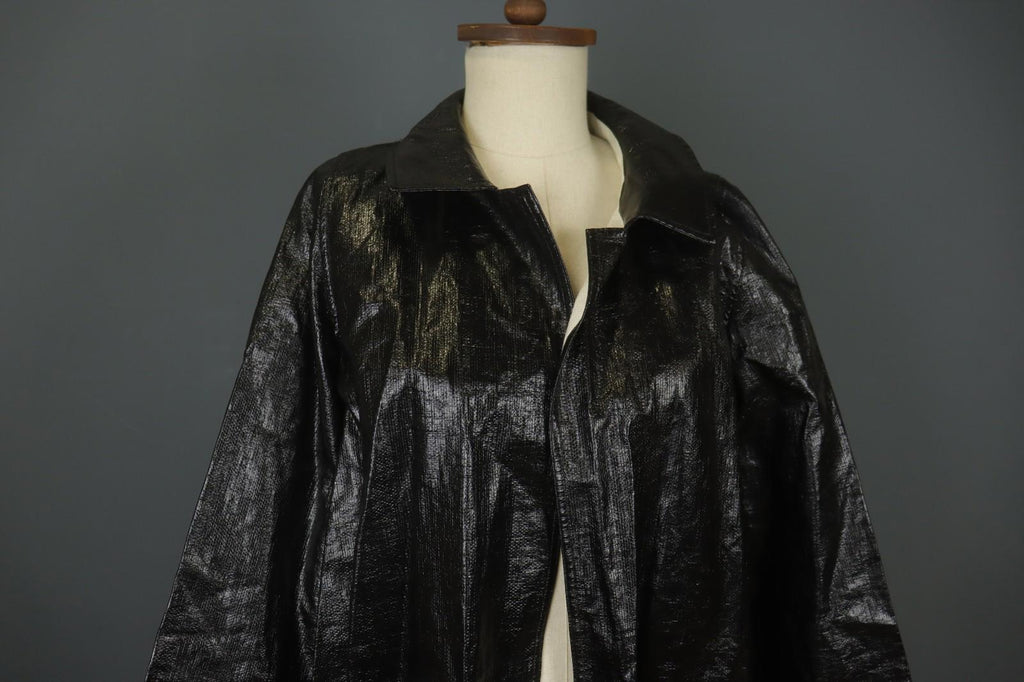 Carolina Herrera Black Regular Fit Long Sleeve Open Front Trench Coat – Size XS – Used