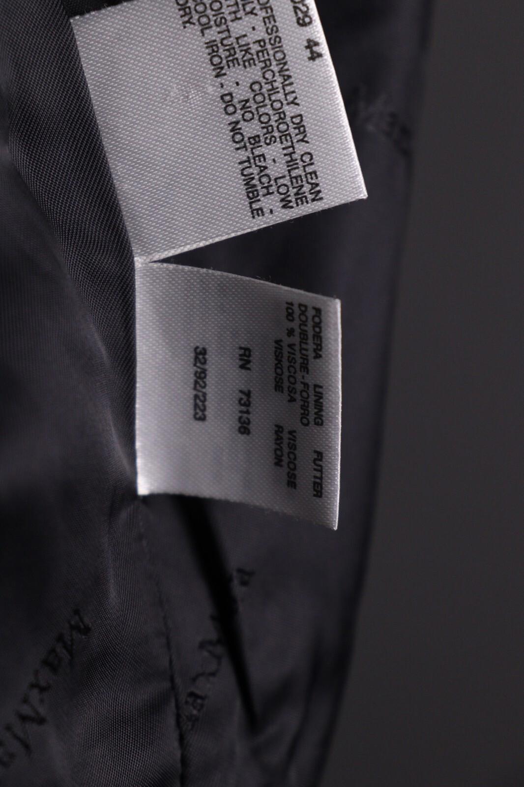 MAX MARA Gray Wool Double Breasted Relaxed Overcoat – Size US 10