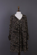 Used True Religion Multicolor Animal Printed V-Neck Summer Evening Midi Dress – Size S