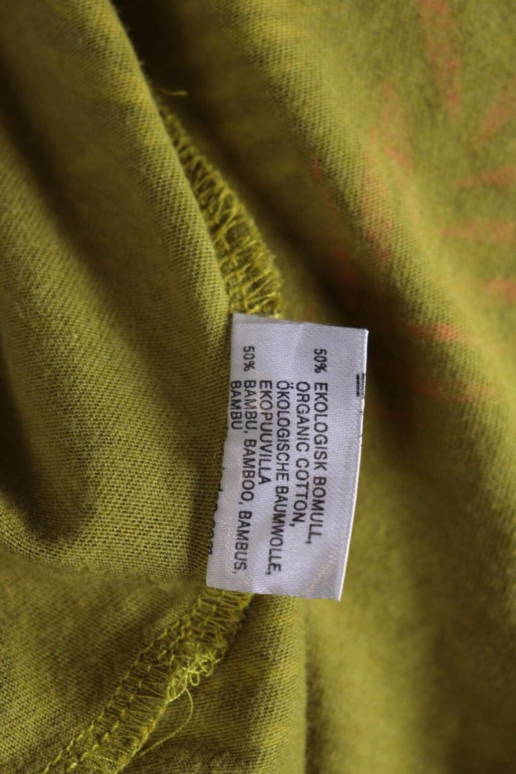 GUDRUN SJODEN Green Floral Button Down Lagenlook Sleeveless Blouson Dress – Size L