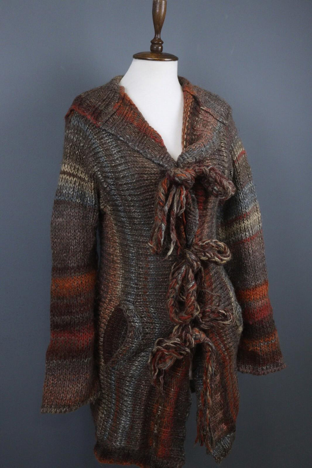 ZADIG & VOLTAIRE Brown Long Sleeve Hooded Cardigan – Size M