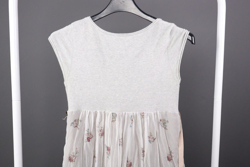 COP COPINE Floral Summer Party Cocktail Beach Mesh A-Line Dress