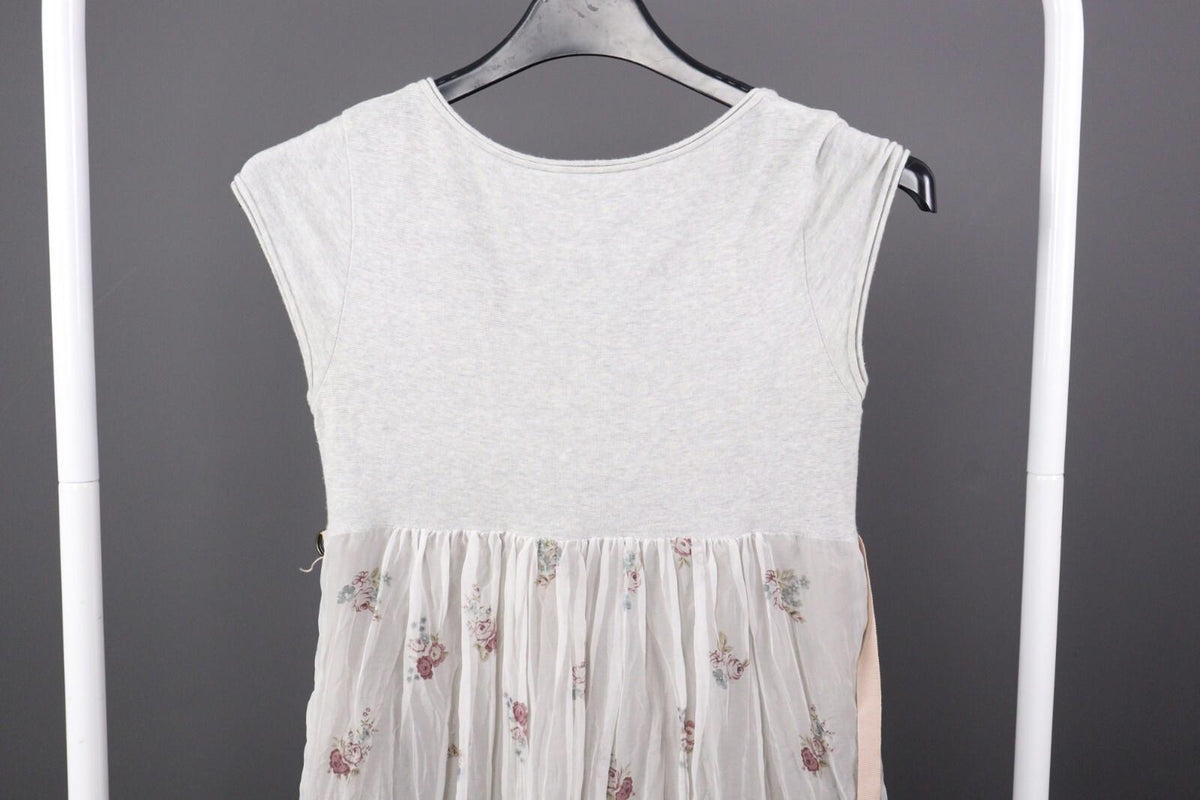COP COPINE Floral Summer Party Cocktail Beach Mesh A-Line Dress