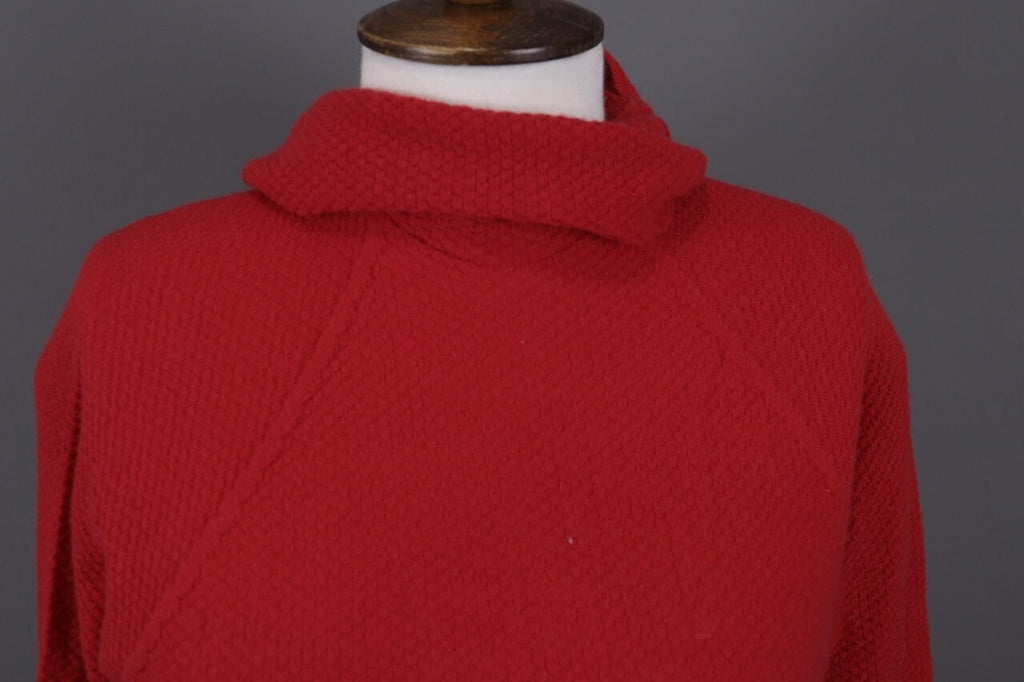 Patagonia Red Lagenlook Turtle Neck Hooded Fleece Jacket – Size M