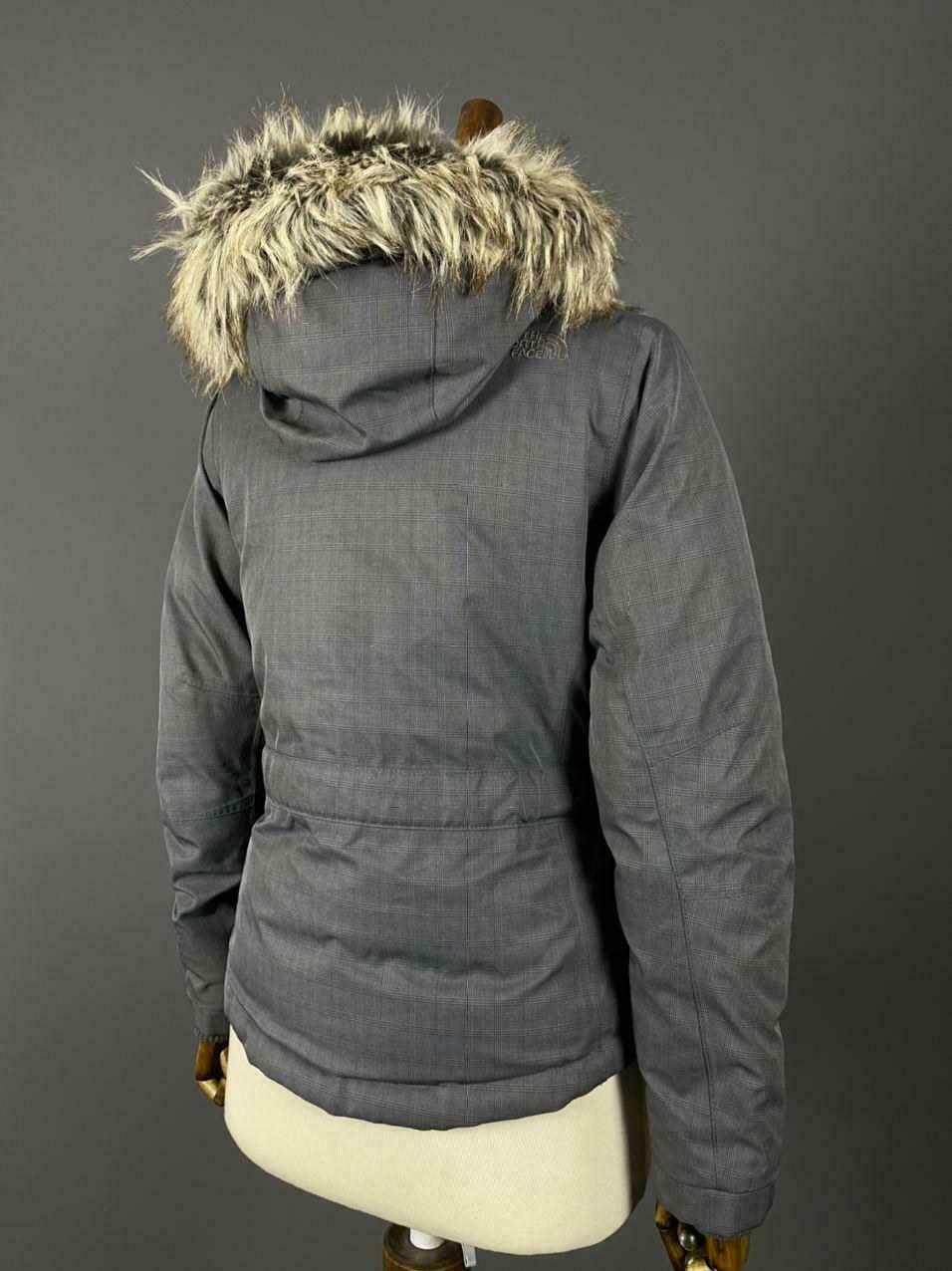 The North Face Grey Hooded Goose Down Zip Up Belted Jacket – Women's XS