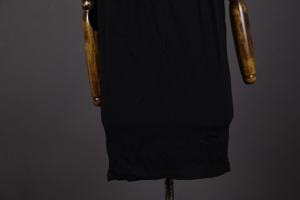 Cop Copine Paris Black Sleeveless Fame Robe Viscose Dress – Size 42