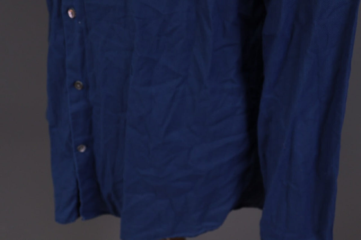 Closed Regular Blue Long Sleeve Button Down Shirt – Size L