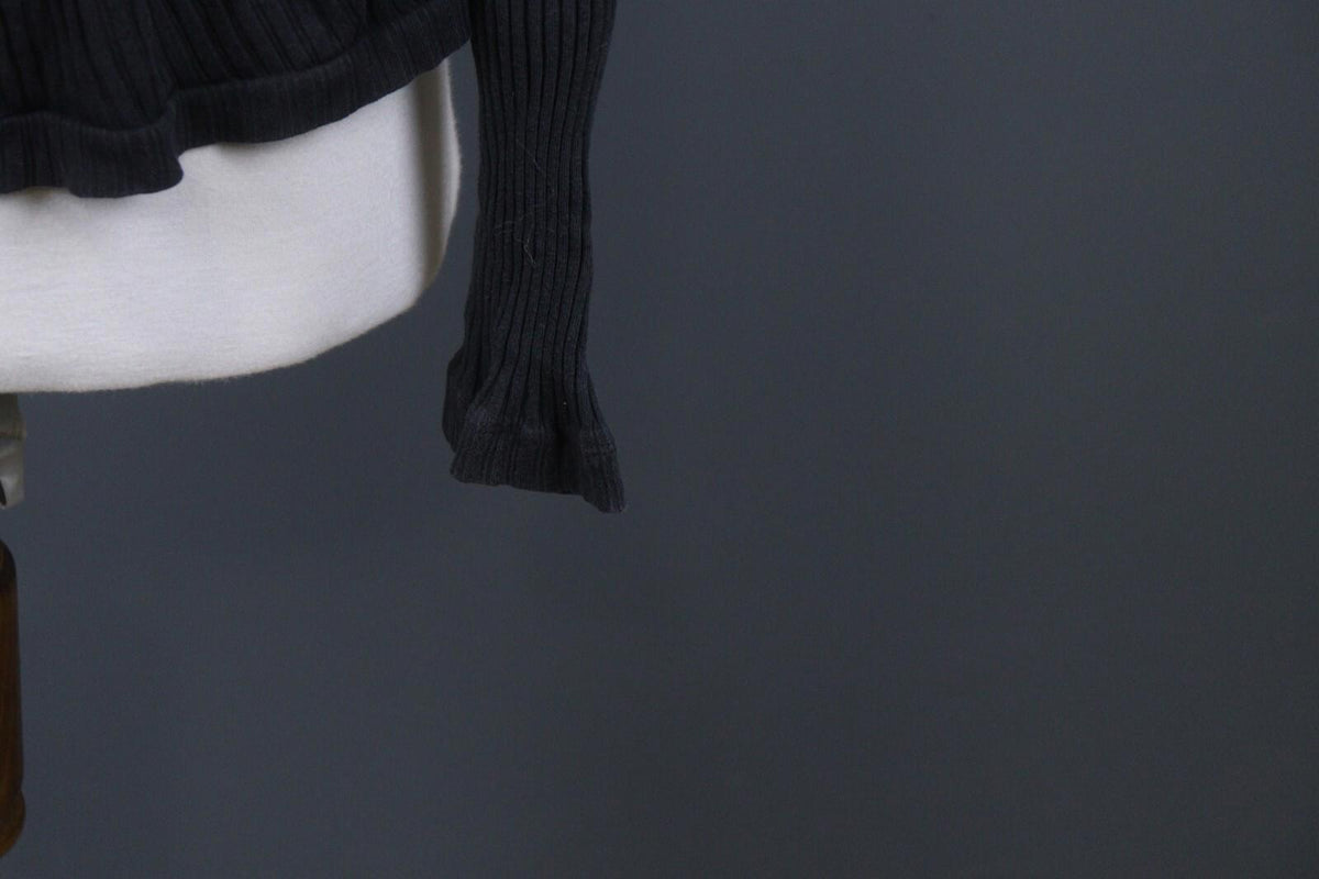 TRANSIT PAR SUCH Black Long Sleeve Lightweight Cardigan Sweater – Size 4