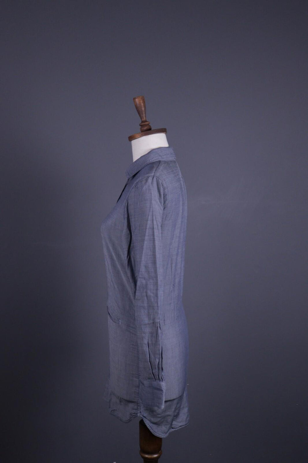 ICEBREAKER Merino Gray Long Sleeve Shirt Dress – Size S – Used