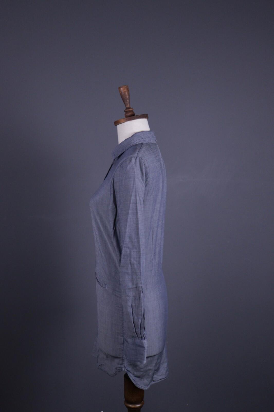 ICEBREAKER Merino Gray Long Sleeve Shirt Dress – Size S – Used