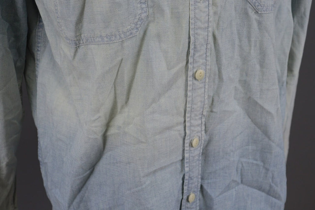 Denim & Supply Ralph Lauren Blue Long Sleeve Denim Over Shirt XL – Men's