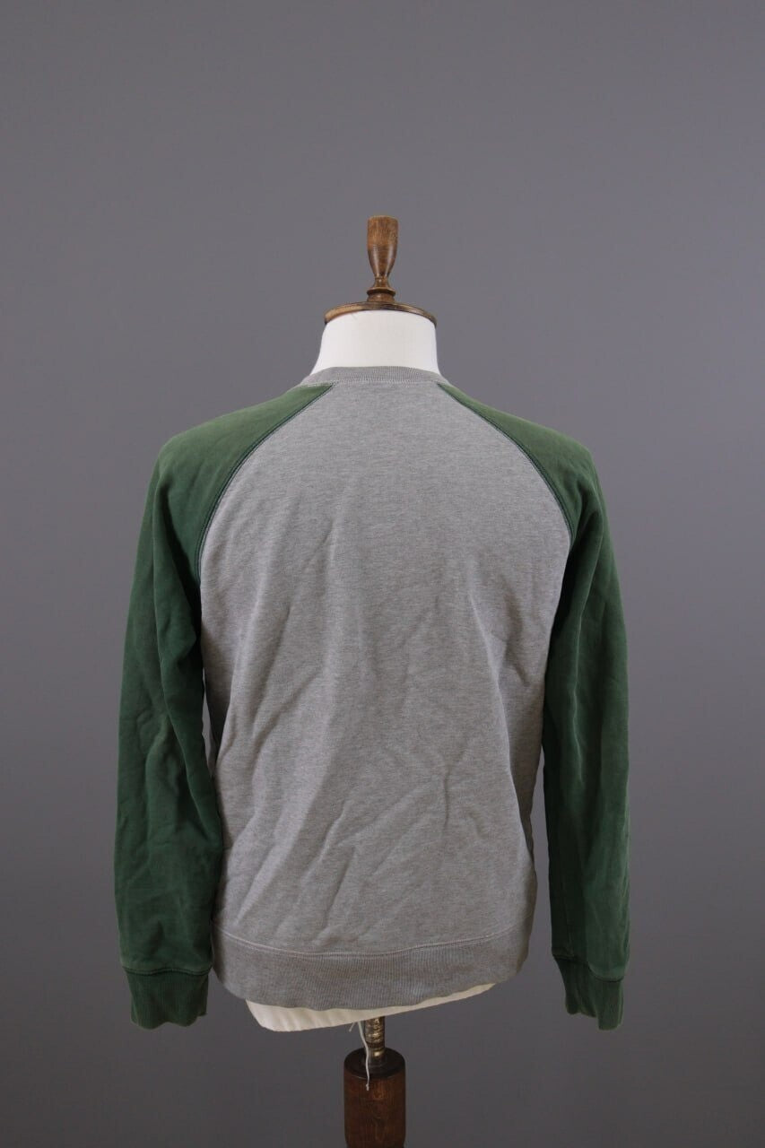 Carhartt Holbrook BI-Color Sweatshirt Gray/Green Sweater – Size M