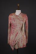 ZADIG & VOLTAIRE Colorful Abstract Knit Wrap Cardigan Sweater – Size S