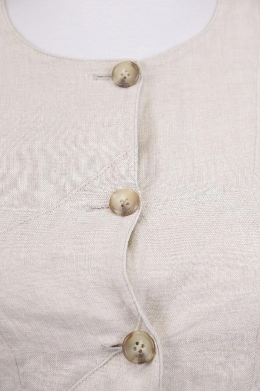 IVAN GRUNDAHL Beige Linen Button Down Lightweight Blazer Jacket – Size 36 S