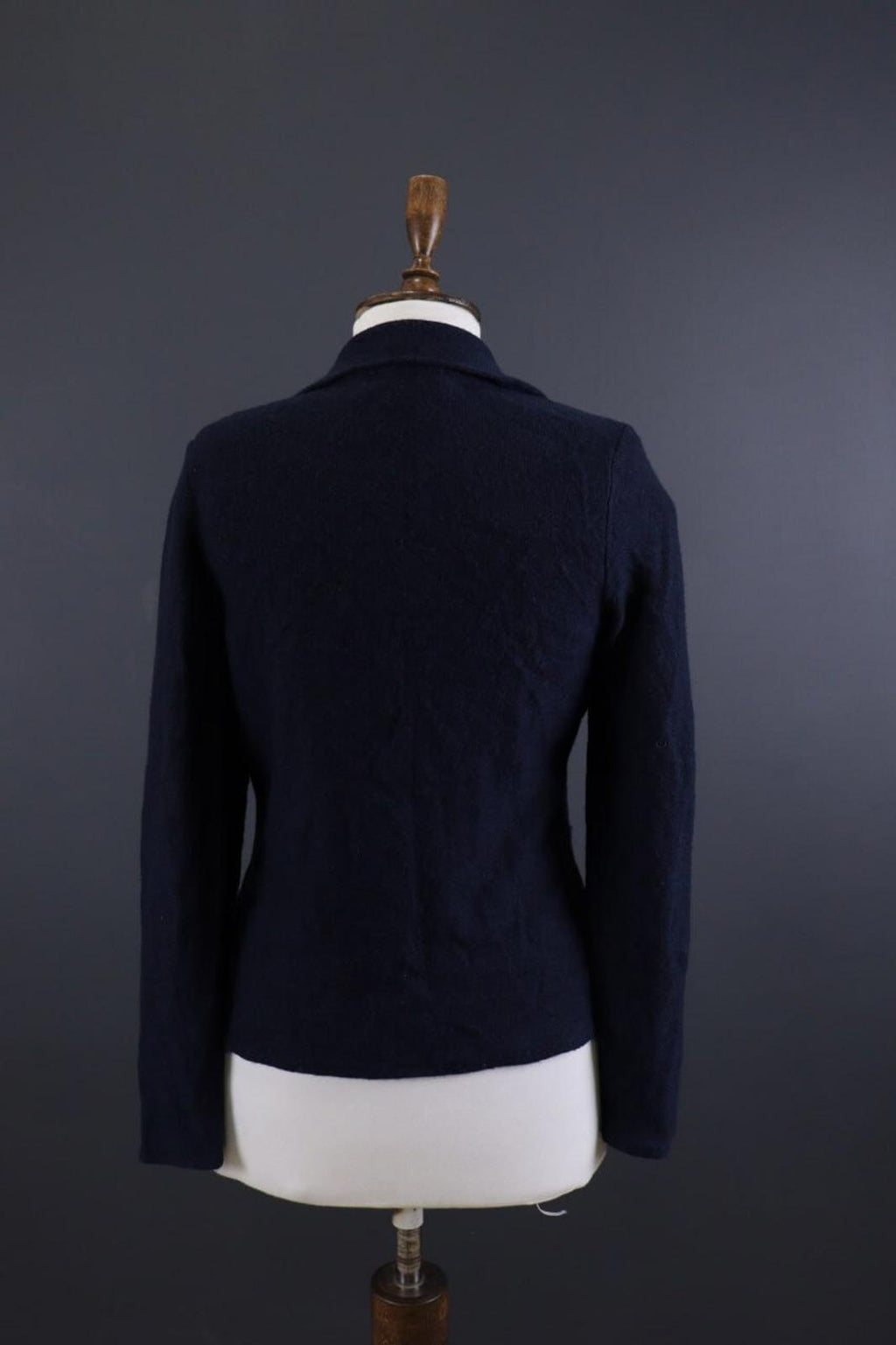 SONIA RYKIEL Blue Knit Single Breasted Blazer Jacket – Size M – Used