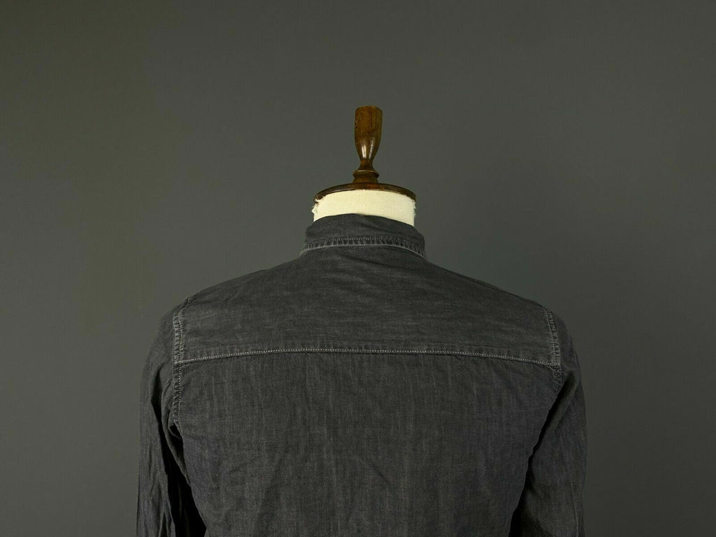 Carhartt L/S Wing Shirt Grey Double Pocket Long Sleeve Shirt – Men's M