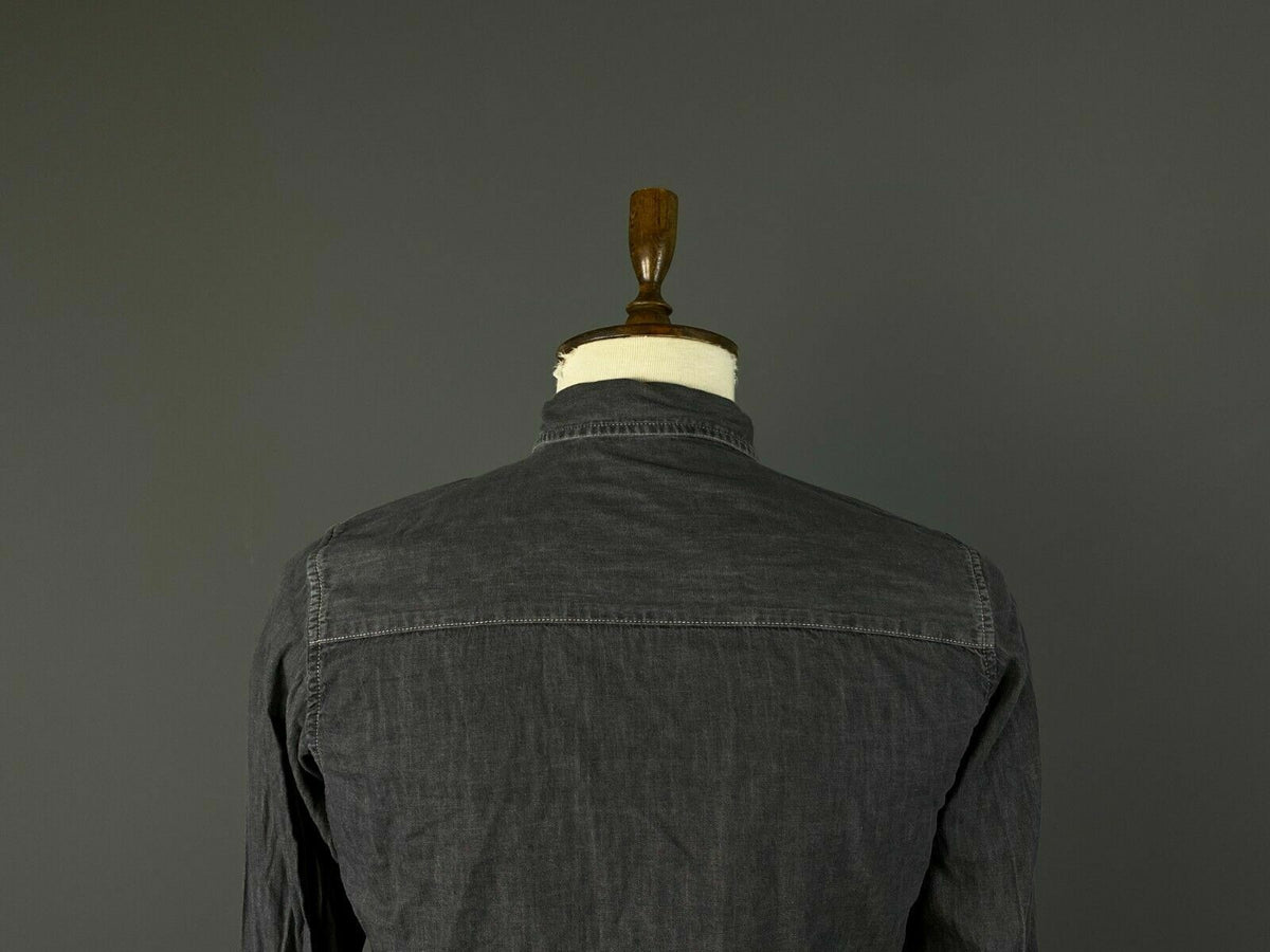 Carhartt L/S Wing Shirt Grey Double Pocket Long Sleeve Shirt – Men's M