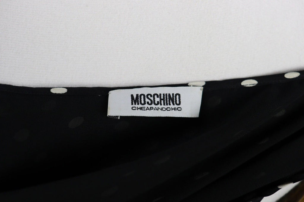 MOSCHINO CHEAP AND CHIC Silk Party Cocktail Tank A-Line Dress – Size 44