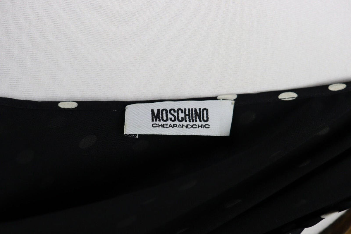MOSCHINO CHEAP AND CHIC Silk Party Cocktail Tank A-Line Dress – Size 44