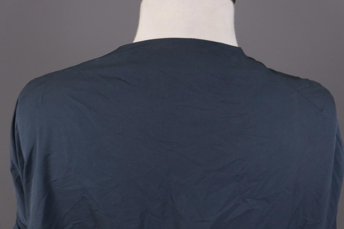 MARNI Blue Snap Short Sleeve Blouse Shirt Top – Size 38