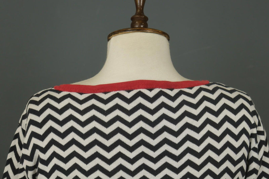 WEEKEND MAX MARA Multi Striped Knitted Long Sleeve Round Neck Sweater – Size XL