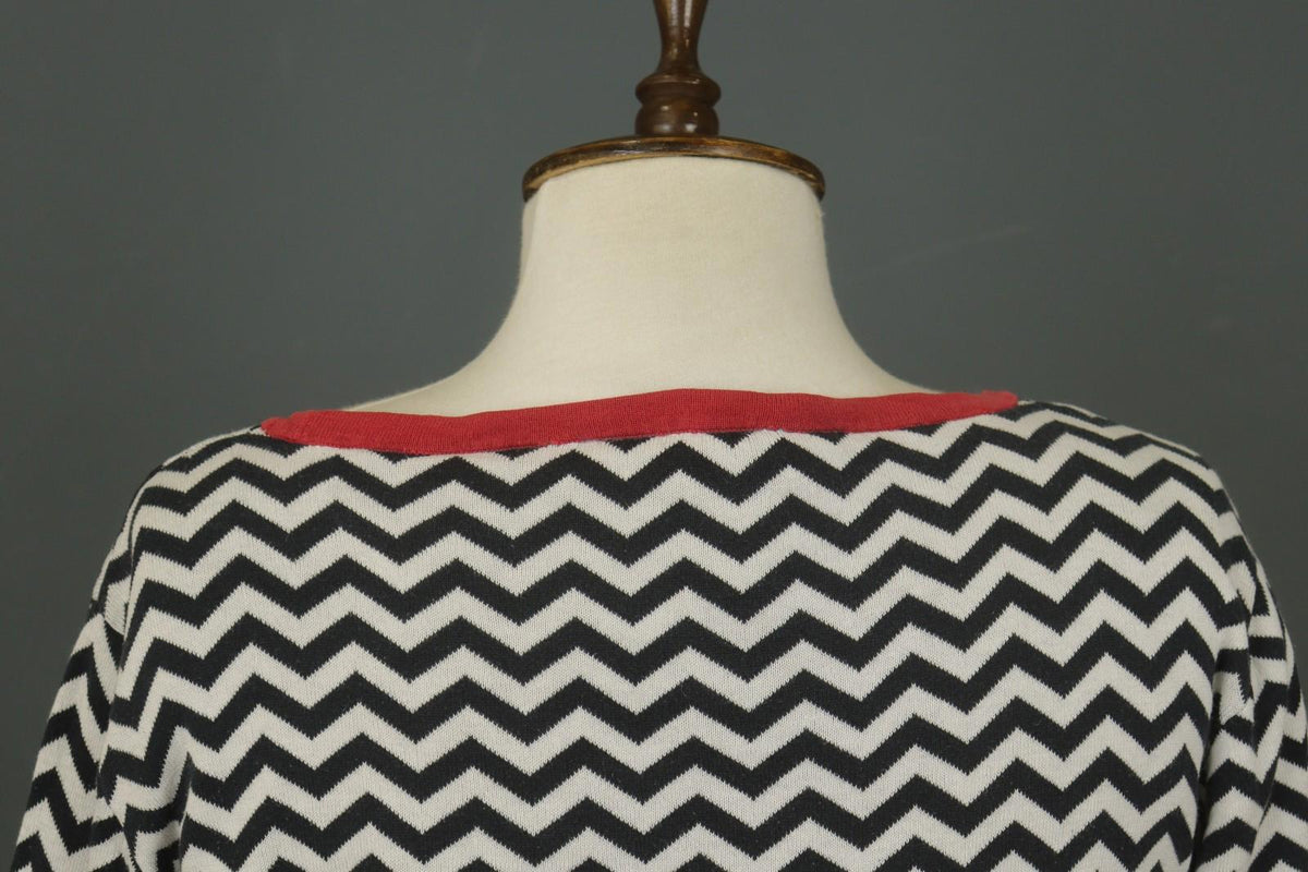 WEEKEND MAX MARA Multi Striped Knitted Long Sleeve Round Neck Sweater – Size XL
