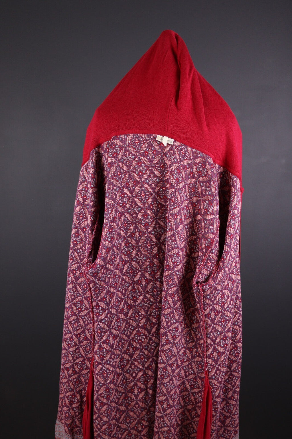 Deerberg by Oska Multicolor Full Zip Hooded Long Cardigan Sweater – Size L