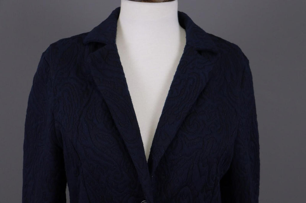 RUNDHOLZ Blue Embroidered Designer Blazer Jacket – Size L