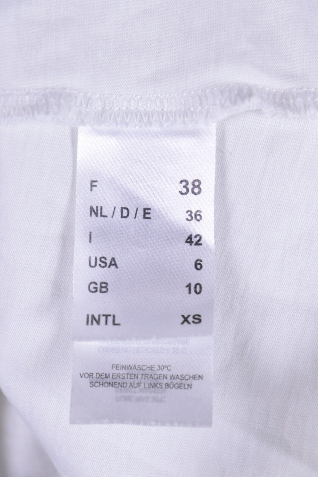 Saint James Depuis 1889 White Henley Short Sleeve Top Blouse Shirt – Size I42 /US6