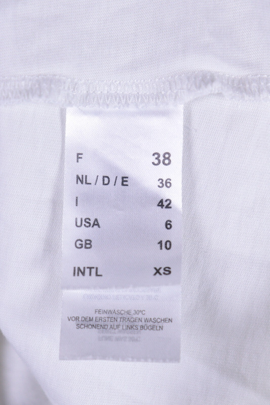 Saint James Depuis 1889 White Henley Short Sleeve Top Blouse Shirt – Size I42 /US6