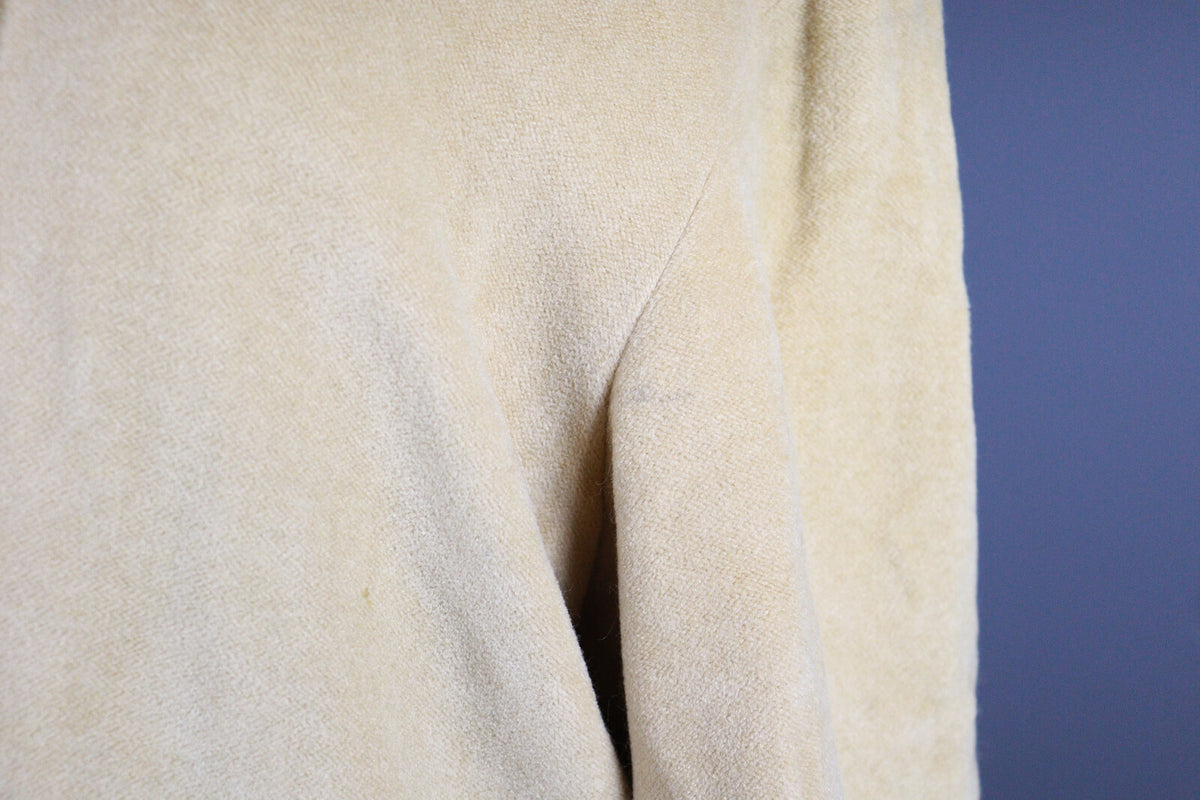 Jil Sander Beige Alpaca Wool Vintage Lagenlook Overcoat – Size 36 / Small