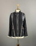 Woman SPORTALM Black Full Zip High Neck Flecce Jacket – Size 40