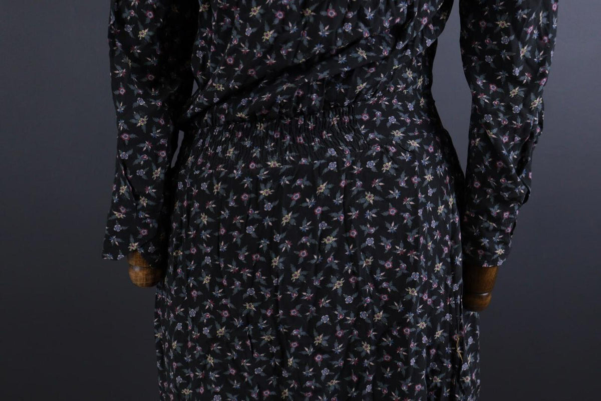 ZADIG & VOLTAIRE Remus Liberty Black Floral Long Sleeve Summer Dress – Size XS