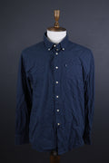 Barbour Tailored Fit Blue Long Sleeve Button Down Shirt – Size EUR XL / USA L