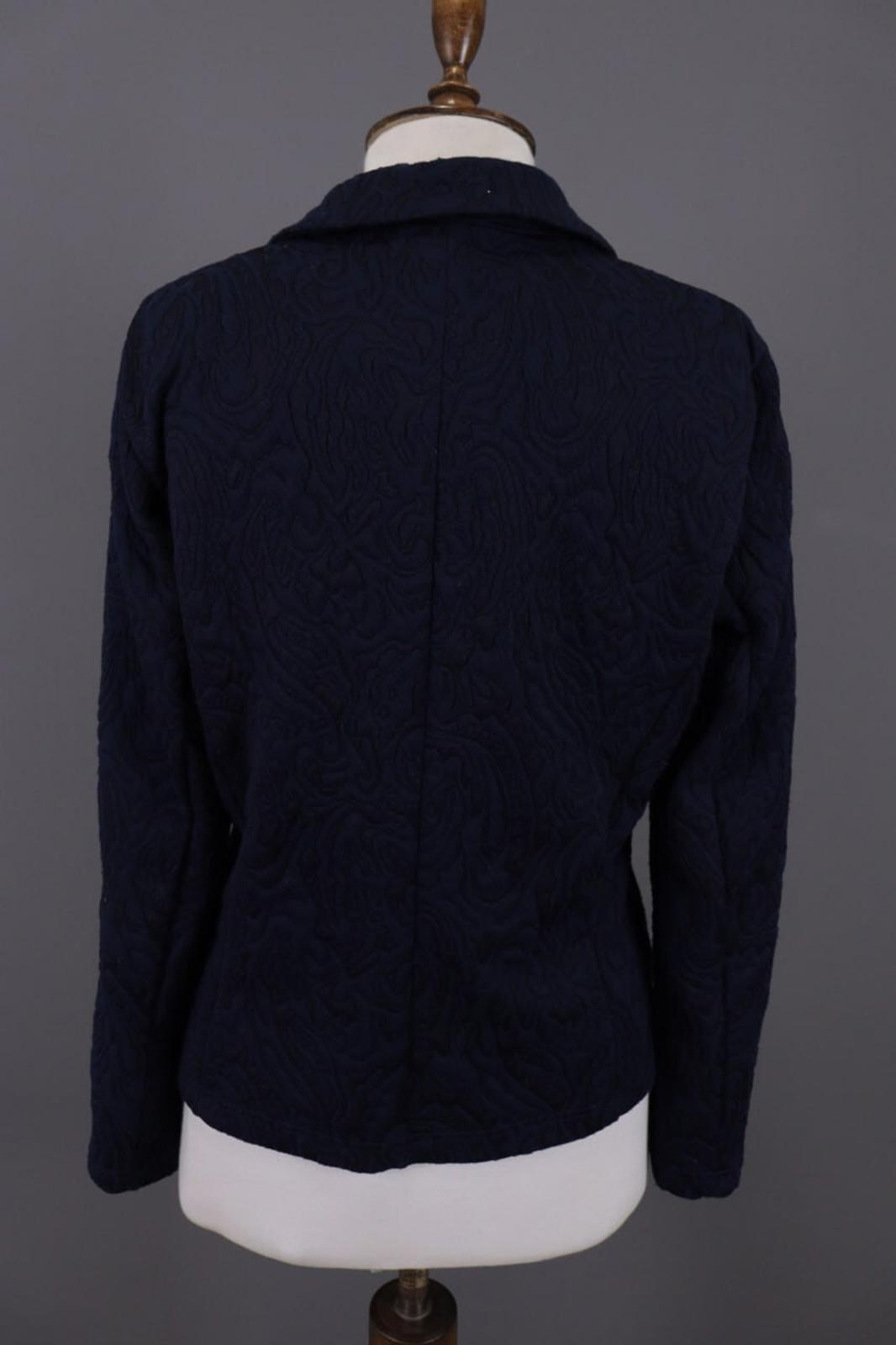 RUNDHOLZ Blue Embroidered Designer Blazer Jacket – Size L