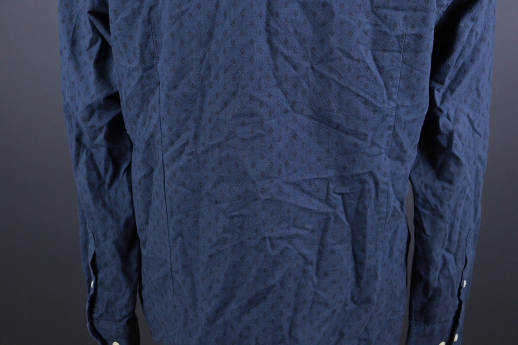 Barbour Tailored Fit Blue Long Sleeve Button Down Shirt – Size EUR XL / USA L