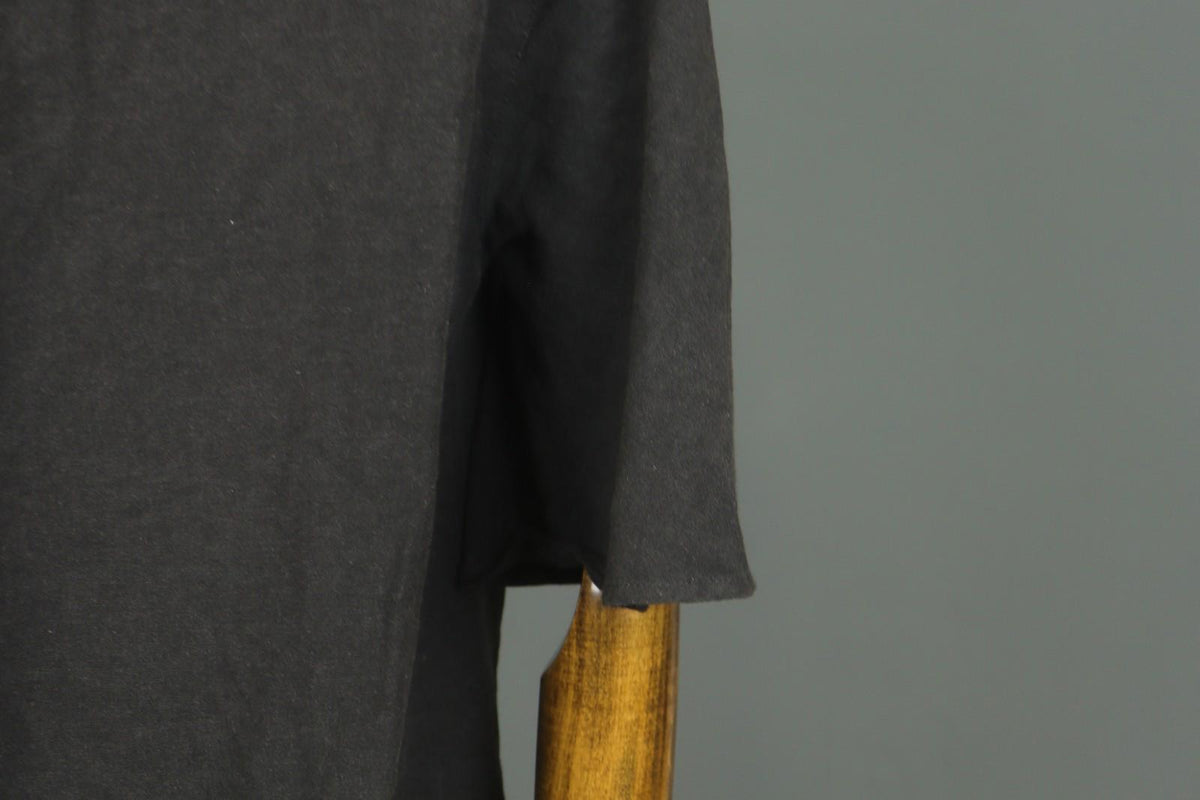 GUDRUN SJODEN Black Casual Long Sleeve Round Neck Button Front Shirt Top – Size M