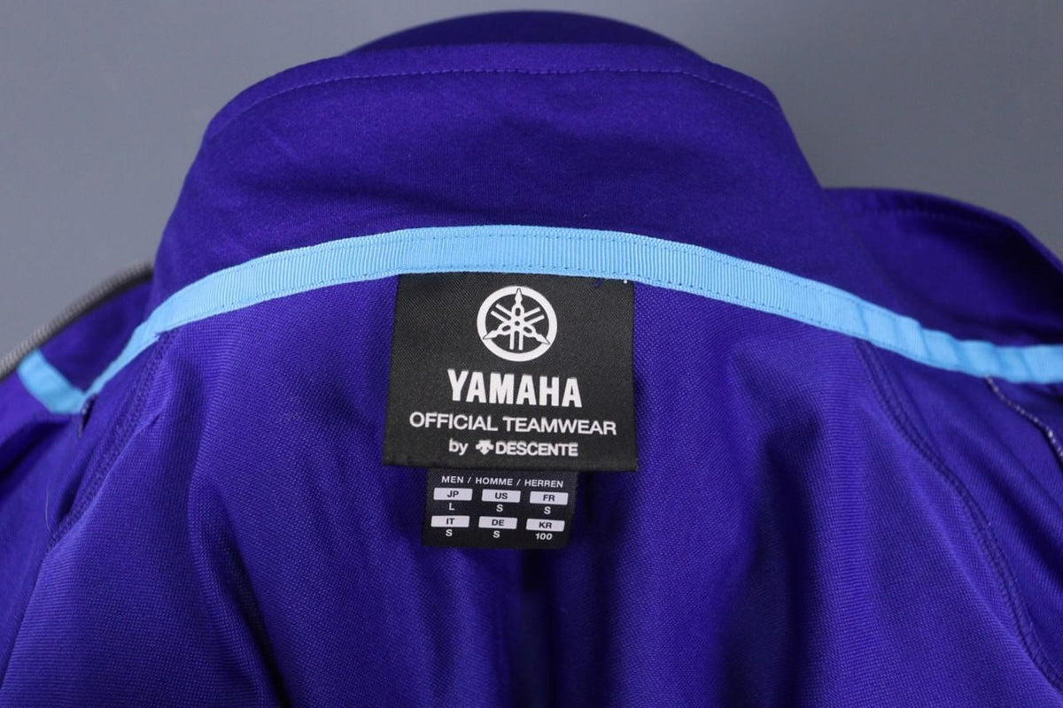 Yamaha Motor Blue Raglan Sleeve Full Zip Monster Energy Racing Team Jacket Sz S