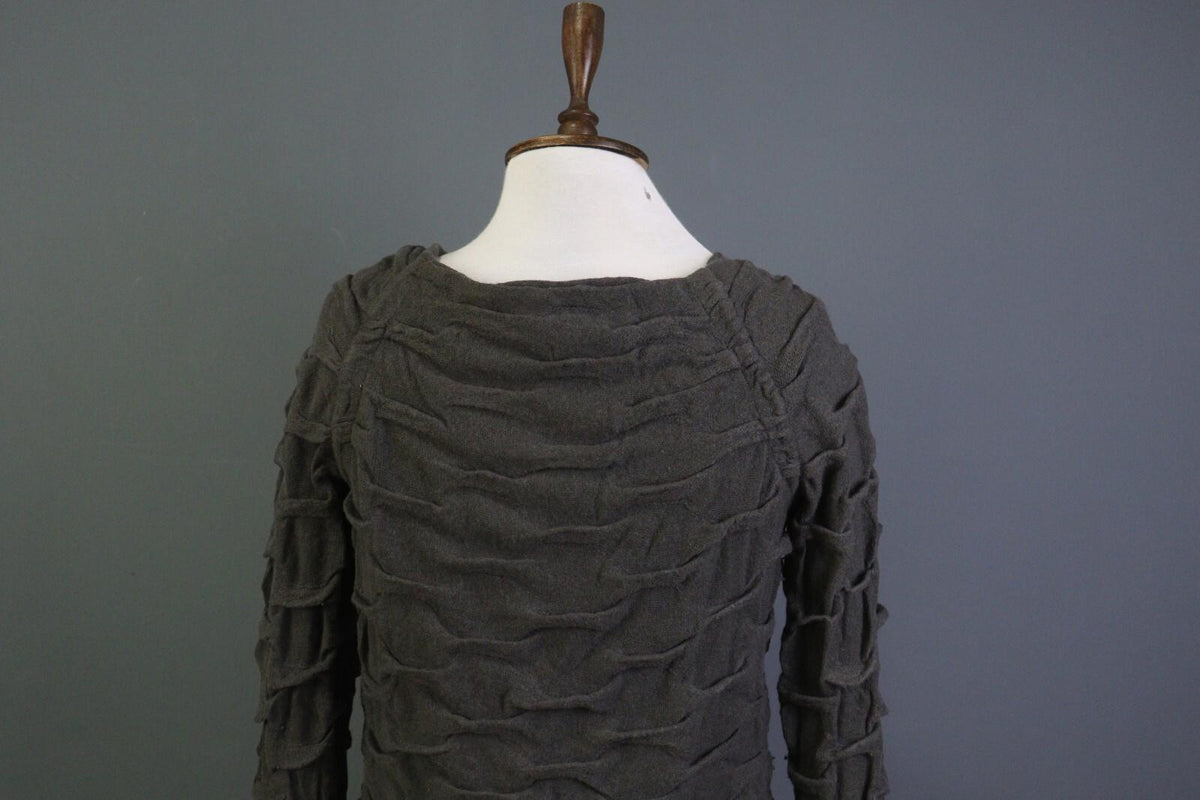 Absolut by ZEBRA Angora Wool Crew Neck Textured Knit Pullover Sweater – Size 2