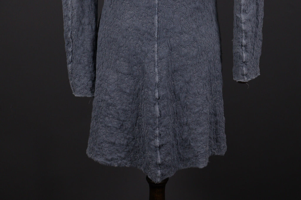 Transit Par Such 530 Gray Long Sleeve Linen Blend Dress – Size 5
