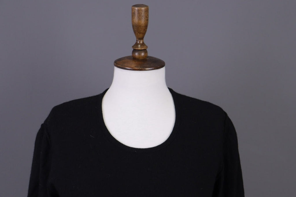 Sonia by Sonia Rykiel Black Wool Angora Knit Sweater 40 / M