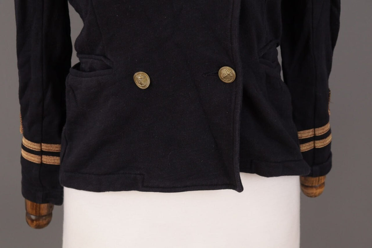 Denim & Supply Ralph Lauren Blue Double Breasted Yachting Military Jacket – Size S