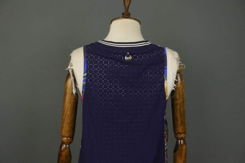 HIGH TECH Multicolor Floral Sleeveless Round Neck Pullover Tank Top – Size S / M